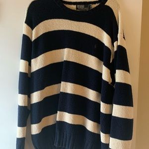 Chucks Striped Polo Sweater